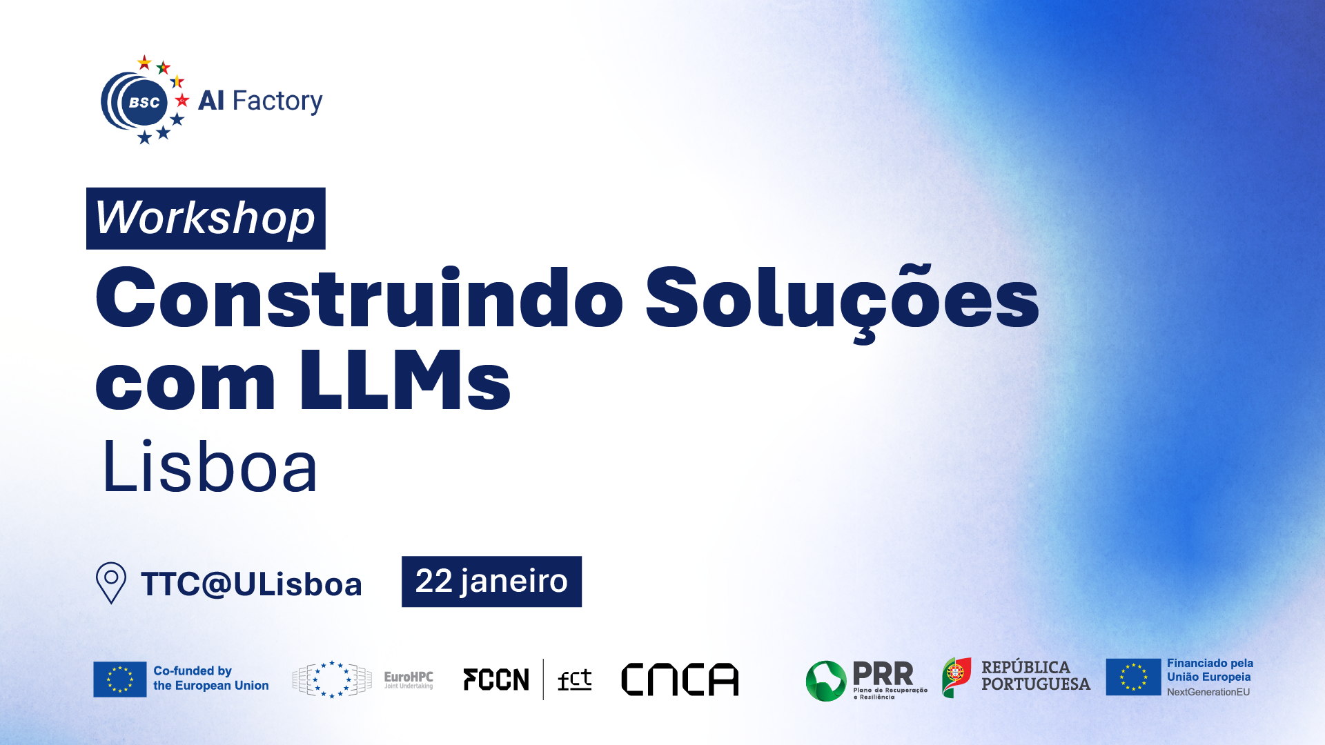 Workshop Presencial Prático em Lisboa – “Construindo Soluções com LLMs”