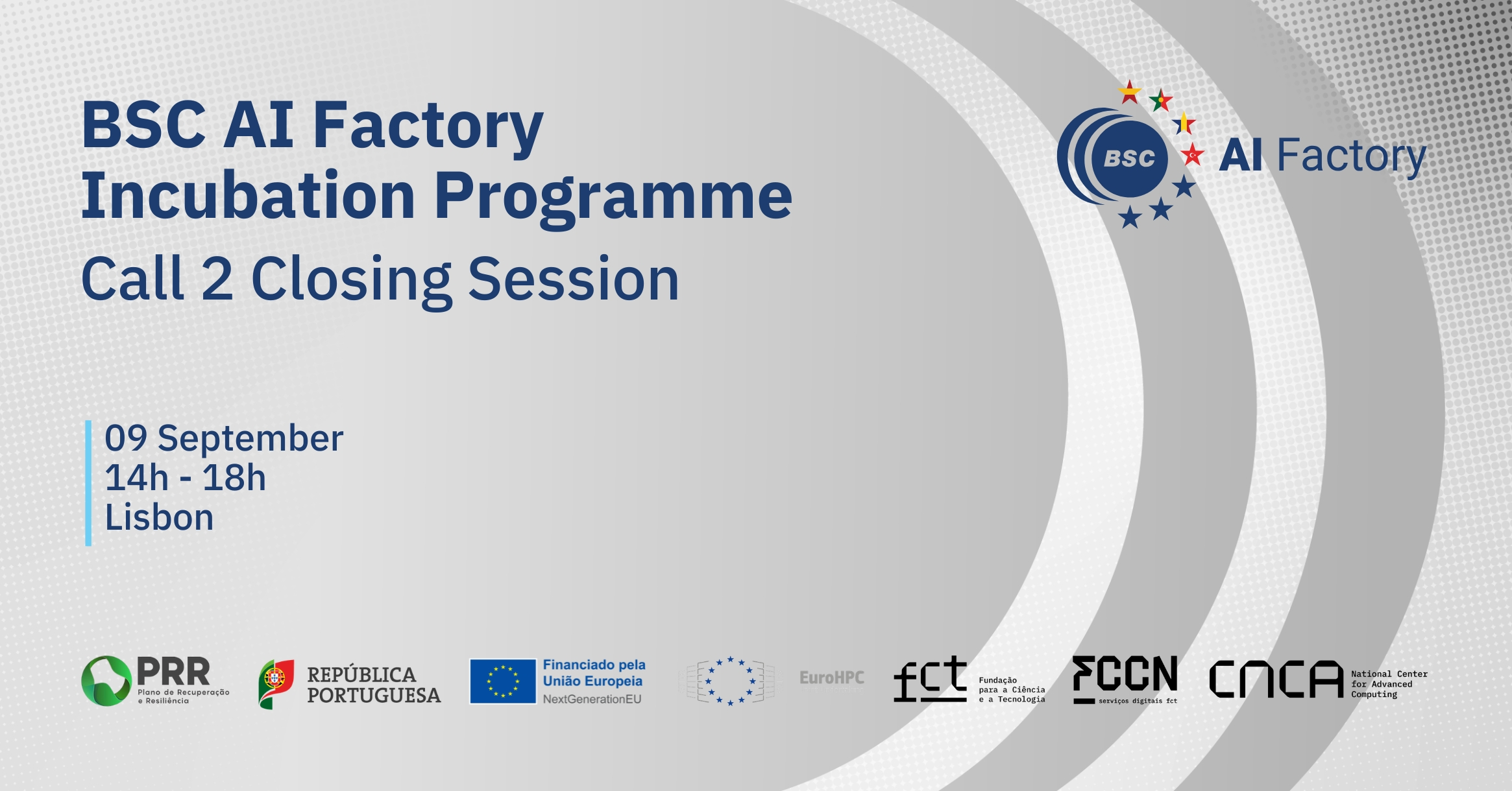 BSC AI Factory Incubation Program — Call 2 Closing Session