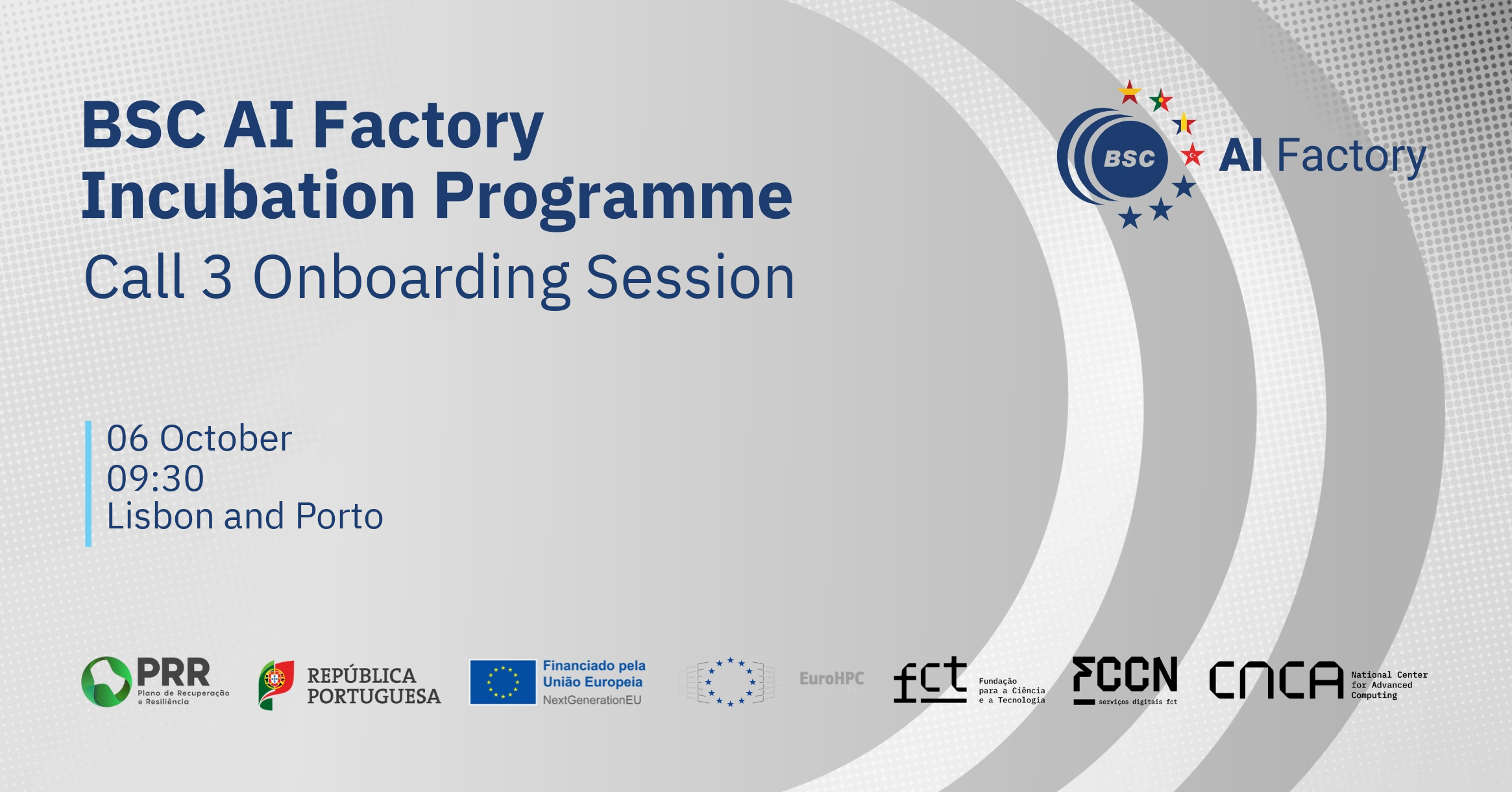 BSC AI Factory | Incubation Program Onboarding | Call 3