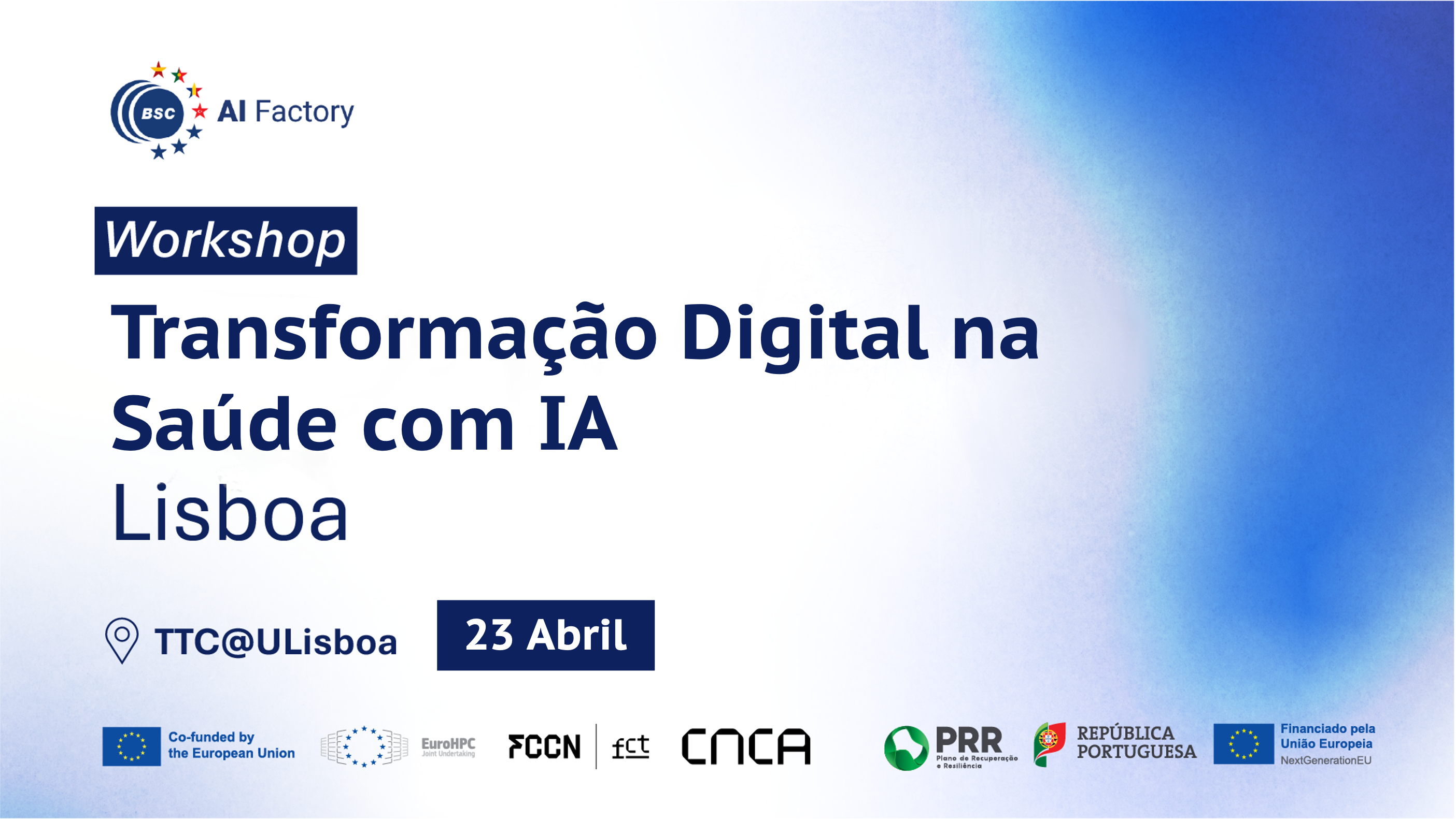 Workshop Presencial Prático em Lisboa – “Transformação Digital na Saúde com IA”