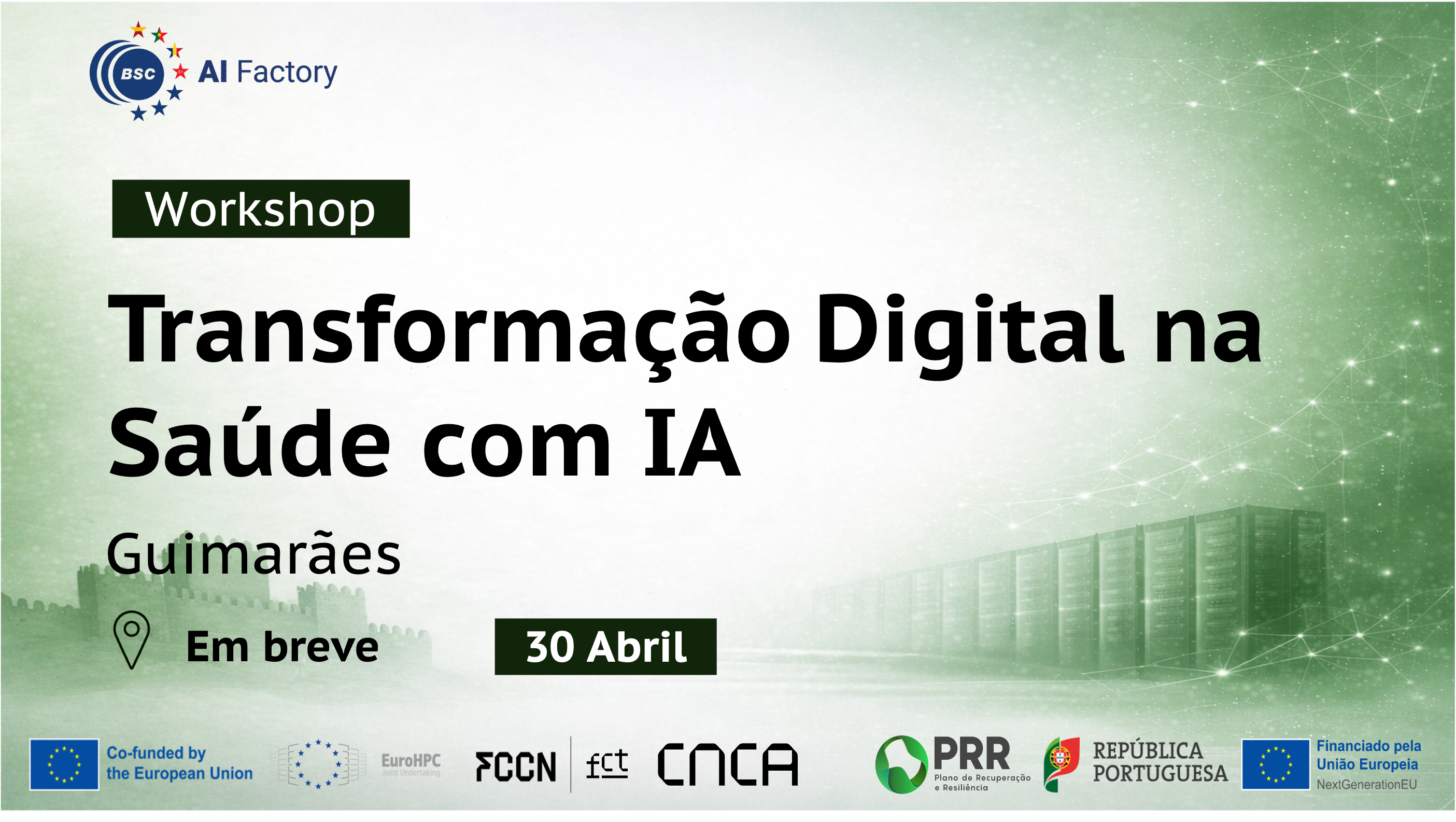 Workshop Presencial Prático em Guimarães – “Transformação Digital na Saúde com IA”